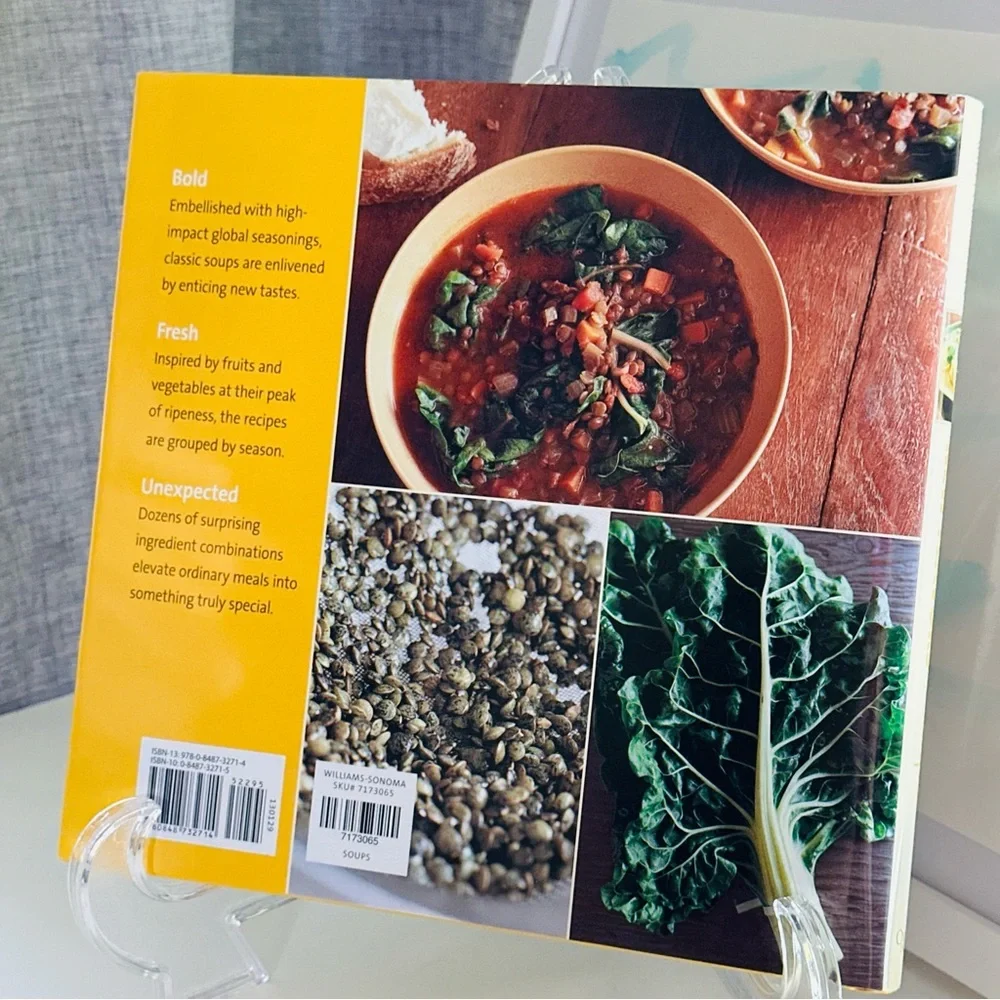 Williams Sonoma New Flavors for Soups Cookbook Hardcover
